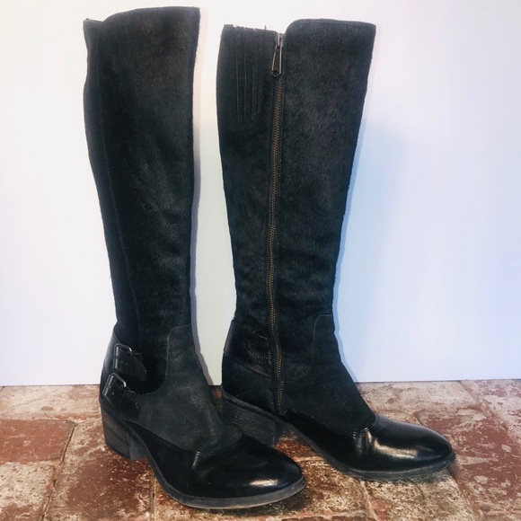 Donald J. Pliner Shoes - DONALD J. PLINER Black Calf Hair Dulce Boots 7.5